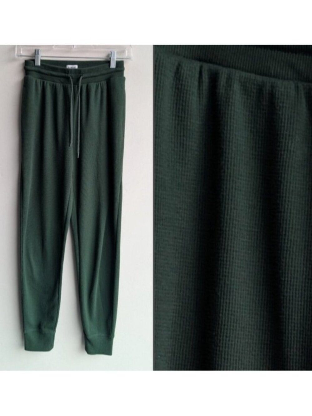 Aritzia Sunday Best Baby Waffle Jogger - Forest Green